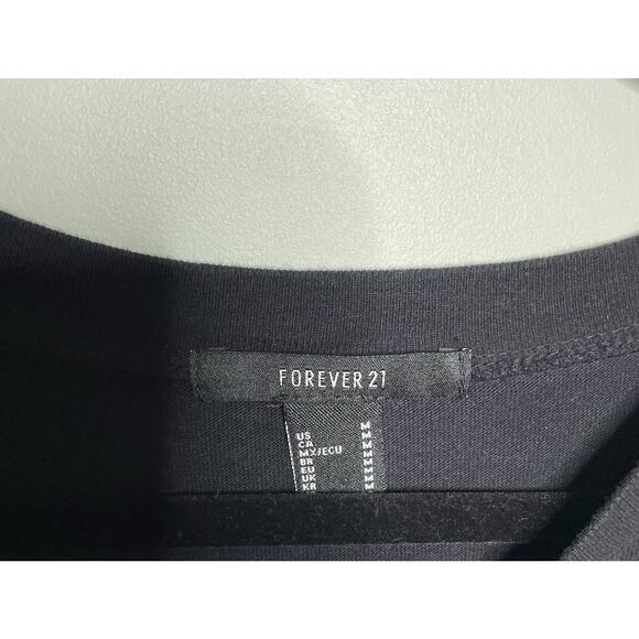 Forever 21 West Coast Motorcycle T-Shirt Fringe Trim Short Sleeve Black Size M - Picture 6 of 10